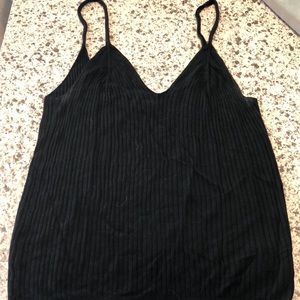 Black Anthropologie tank. Size L.